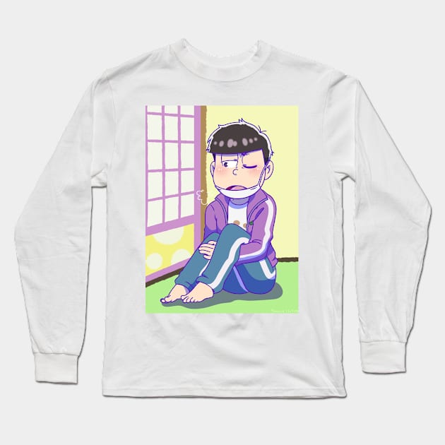 Soft - Ichimatsu (Osomatsu-san) Long Sleeve T-Shirt by UndertaleSquirrel